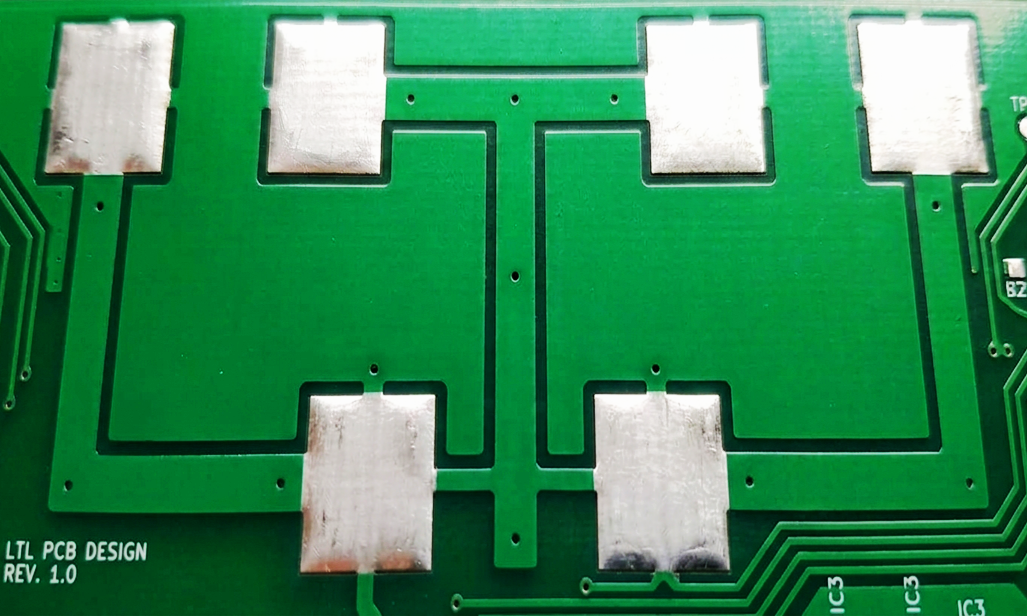 Custom Logic Tech Labs printed circuit board used as an illustration of high-speed PCB engineering